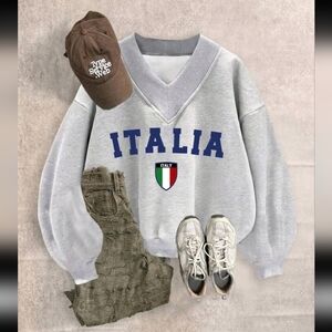 Italia Gray Sweatshirt